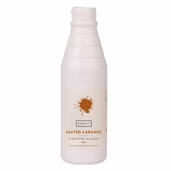 Salted Caramel Topping Sauce, Ready to Use Dessert Sauce for Ice Cream, Waffles, Pancakes, Coffee & Milkshakes (1 kg)