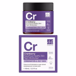 Dr Botanicals Night Moisturiser Healthy Skin 60ml Combination & Oily Cranberry Infuse