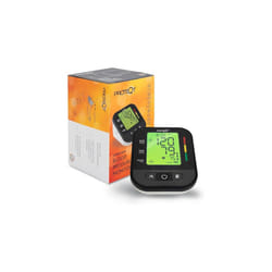 Arm Blood Pressure Monitor: Dual User, Approved UK Blood Pressure Monitors, Large 4-Color LCD & Adjustable Cuff, Irregular Heartbeat Detection