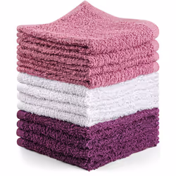 Towel and Linen Mart 100% Cotton - Wash Cloth Set - Flannel Face Cloths  Highly Absorbent and Super Soft Feel Fingertip Towel ...