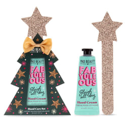 MAD Beauty FabYuleOus Hand Care Set  Christmas Tree Hand Cream & Nail File  Berry Scented & Enriched with Shea Butter  Hydrating & Nourishing  Great S