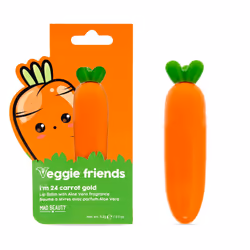 MAD Beauty Lip Balm Veggie Friends Carrot - Aloe Vera Scent  Cute Hydrating & Moisturizing Lip Care  Gift for Beauty Lovers and Veg | Lipstick for Wom