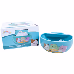 Squishmallows Stream n Snack Bowl 2-in-1 Bowl & Phone Holder. Cam Maritza Archie