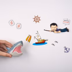 Fizz Creations JAWS Comic Ons