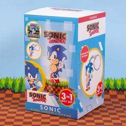 Fizz Creations Sonic Glass, Coaster & Keyring Set Transparent 1 pc(s)