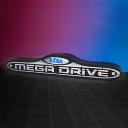 Fizz Creations SEGA Mega Drive Logo Light