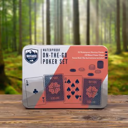 Fizz Creations Wayfarer On the Go Poker Set, Card Game