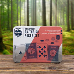 Fizz Creations Wayfarer On the Go Poker Set Card Game