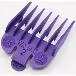 Genuine Wahl No. 2 Hair Clipper Comb Guide Attachment 6mm 1/4" Purple