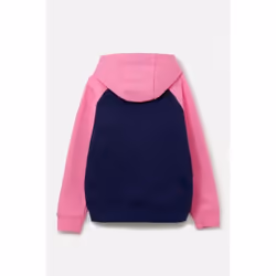 Jill Kids Hoodie - 5-6 Yrs, Pink Tractor AppliquÃ©