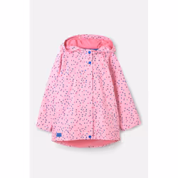 Olivia Kids Lightweight Waterproof Jacket - 2-3 Yrs, Rose Pink Dot