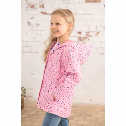 Olivia Kids Lightweight Waterproof Jacket - 2-3 Yrs, Rose Pink Dot