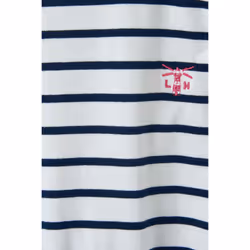 Penelope Kids Playsuit - 7-8 Yrs, Cloud Stripe