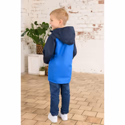 Caleb Kids Waterproof Jacket - 2-3 Yrs, Navy