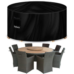 Weatherproof Round Garden Furniture Covers - 230 x 100cm