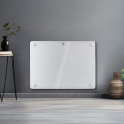 Panel Heater Glass 1000W White Futura
