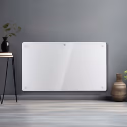 Panel Heater Glass 1500W White Futura
