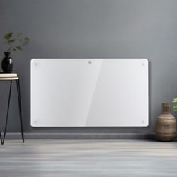 Panel Heater Glass 1500W White Futura