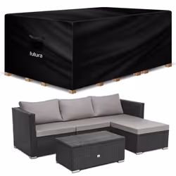 Weatherproof Rectangular Garden Furniture Covers - 125 x 63 x 74cm