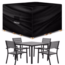 Weatherproof Sqaure Garden Furniture Covers - 250 x 250 x 90cm
