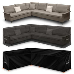 Weatherproof Round Garden Furniture Covers - 222 x 286 x 87 x 80cm