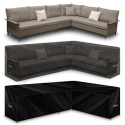 Weatherproof Round Garden Furniture Covers - 260 x 210 x 87 x 80cm
