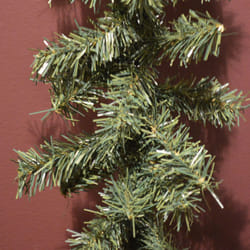 3 Pack: 2.7m (9ft) x 20cm Canadian Pine Christmas Garland Plain Green