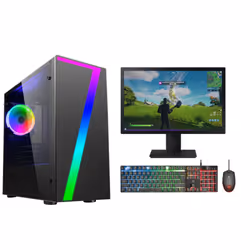 FCS Fast Gaming PC Bundle - Core i5 8GB RAM 1TB GT730 2GB 19'' Monitor
