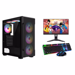 FCS ULTRA Gaming PC Bundle Intel Core i5-4570 8GB 240SSD Windows 11 GT 730
