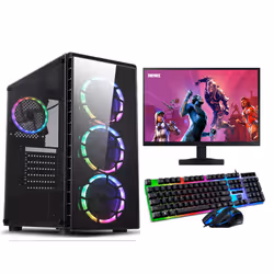 FCS Gaming PC Computer Bundle Intel Quad Core i5 16GB 1TB Windows 10 2GB GT730