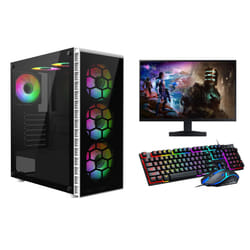 FCS Gaming PC Bundle Intel Core i7-4770 16GB 1TB  Windows 11 Wi-Fi Warranty