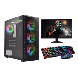 FCS Gaming PC Bundle Intel Core i7-4770 16GB 1TB RTX 3050 Windows 11 Wi-Fi Warranty