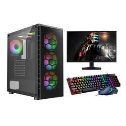 FCS Gaming PC Bundle Intel Core i7-4770 16GB 1TB RTX 3050 Windows 11 Wi-Fi Warranty