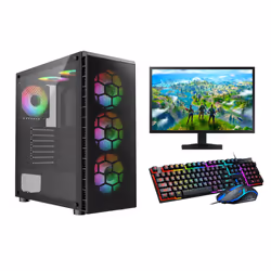 FCS ULTRA FAST Gaming PC Bundle Intel Core i7-4770 16GB 1TB Windows 11 GTX 1050