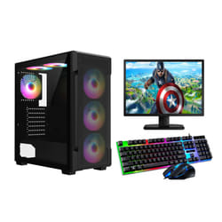 FCS Gaming PC Bundle Intel Core i7-4770 16GB 1TB RTX 3050 Windows 11 Wi-Fi Warranty