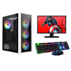 FCS Gaming PC Bundle Intel Core i7-4770 16GB 1TB RTX 3050 Windows 11 Wi-Fi Warranty