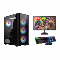 FCS Gaming PC Computer Bundle Intel Core i5-4570 16GB 1TB Win 11 2GB GT730
