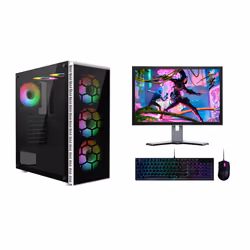 FCS Gaming PC Computer Bundle Intel Core i5-4570 16GB 1TB Win 11 2GB GT730
