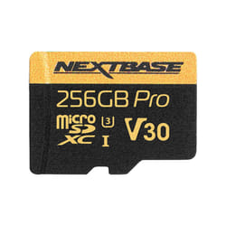 Nextbase 256GB U3 Micro SD Memory Card - with Adapter - Compatible with Nextbase in-Car Dash Cams Series 1 and 2