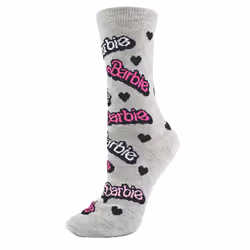 Barbie - Ladies Funky Crew Casual Novelty Barbie Socks - Unique Gift for Barbie Lovers