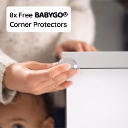 BABYGO Premium Baby Proofing Kit for Home & Kitchen | Magnetic Child Safety Cupboard Locks | Straps for Fridge Freezer Bin | Oven Guard | Corner