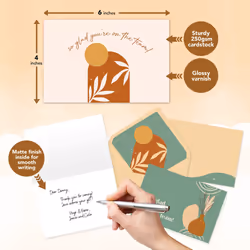Decorably 24 Employee Appreciation Cards with Envelopes - 6 Designs Staff Appreciation Cards for Coworkers, Encouragement Cards, Teacher Appreciation