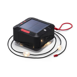 Solar & USB Outdoor LED String Lights - Rechargeable Battery, Built-in Torch & Power Bank - Ideal for Camping, Hiking, Tent, Gazebo, Parasol & Garden