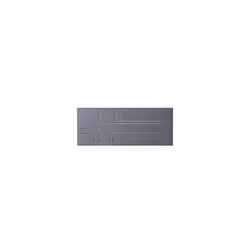 Auraglow Outdoor Integrated LED Wall Light - Mains Powered - IP54 - Modern Outside Lamp - Grey