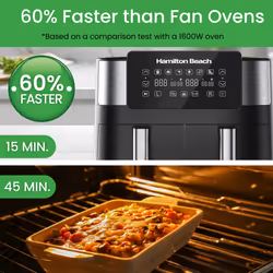 Hamiton Beach HealthyCook 8L Dual Air Fryer