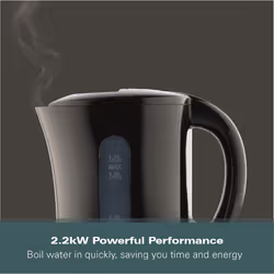 Hamilton Beach Essential 1.7L Plastic Kettle Black - Additional view 5