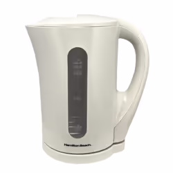 Hamilton Beach Essential 1.7L Plastic Kettle Cream
