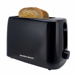 Hamilton Beach Essential 2 Slice Plastic Toaster Black
