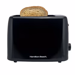 Hamilton Beach Essential 2 Slice Plastic Toaster Black