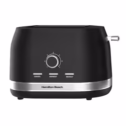 Hamilton Beach Ella 2 Slice Matte Black Toaster